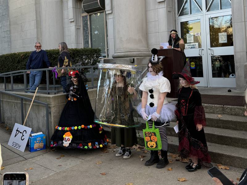 The Lions Club held its annual costume contest, featuring many spooky and creative costumes.