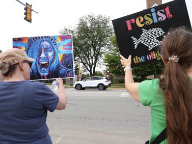 Photos: ‘Good Trouble’ protest photos from across northern Illinois
