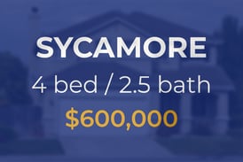 Sale closed in Sycamore: $600,000 for a four-bedroom home