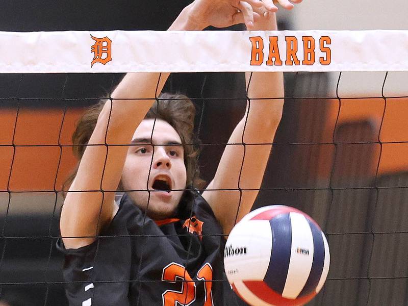 Senior Juan Lopez embraces DeKalb’s first boys volleyball season: ‘We’re here to have fun’