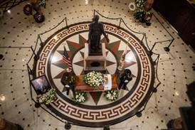 Former Gov. Jim Edgar lies in state at the Illinois Capitol