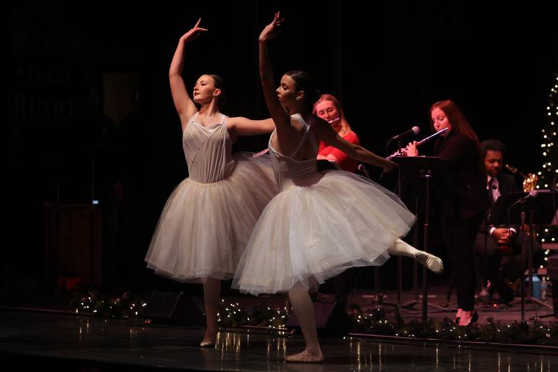 Dancer perform the Dance of the Sugarplum Fairy at the A Very Rialto Christmas show on Monday, November 21st in Joliet.
