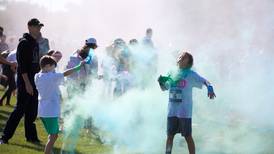 Photos: Color Run at Ackerman Park in Glen Ellyn