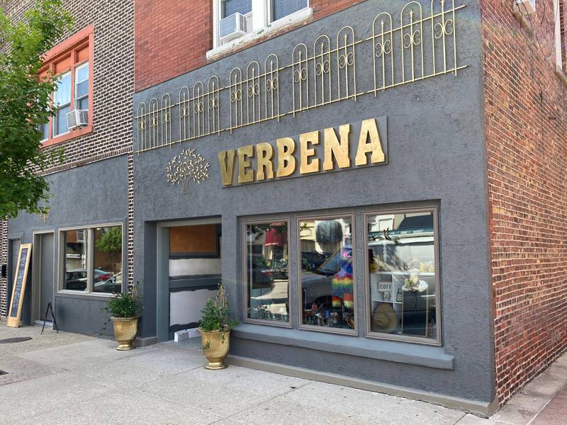 The storefront at Verbena at 412 Liberty St. in Morris.