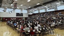 Morris graduate Chris Gallick returns to speak to students for Honors Night
