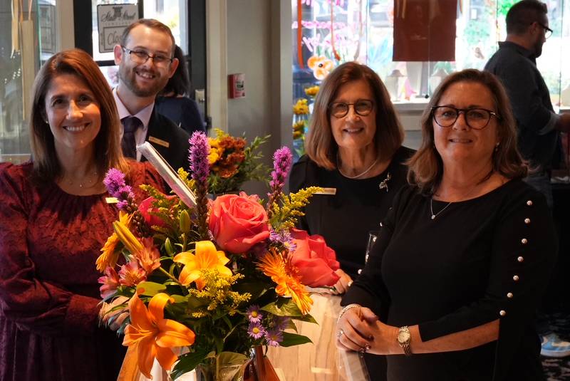 State Street Jewelers team members Shannon Stewart, Justin Anderson, Martha Sanchez and Kelly Vass at the Geneva store's party Sept. 25, 2025, celebrating 40 years in business.