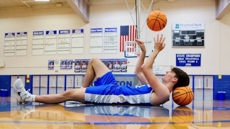 Princeton senior all-stater Noah LaPorte had a memorable senior season, breaking the school's all-time scoring record and leading the Tigers to the sectional finals for the third straight year. He repeats as the BCR Player of the Year in 2024-25.