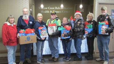 American Legion Riders bring Christmas gifts to Sandwich veterans
