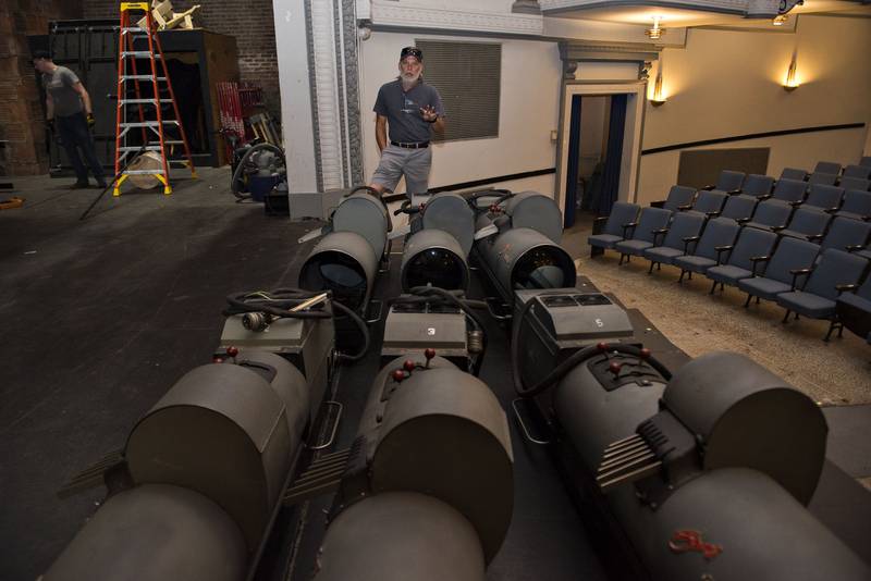 Fattizzi talks about new spotlights which will be installed in the theater. These powerful lights are something the facility has lacked in times past.