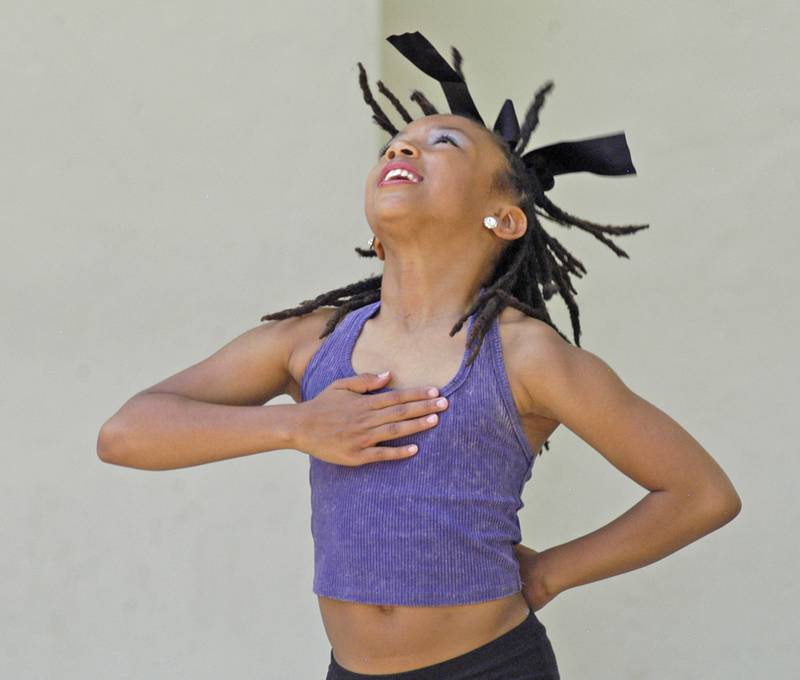 A dancer from the Fab Dance Acedemy performs. The Sauk Valley Diversity Alliance hosted a Juneteenth Celebration Event on Saturday, June 21st, 2025 at the Grandon Civic Center in Sterling.