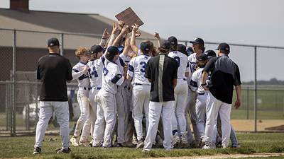 Baseball: 9-run first inning, Powrozek shutout power Burlington Central past Sterling in regional championship