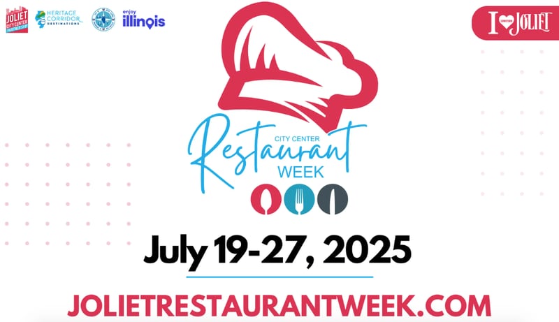 Joliet Restaurant Week, one of the biggest culinary celebrations located along The First Hundred Miles of Route 66, returns July 19-27. Photo provided by Heritage Corridor Destinations.