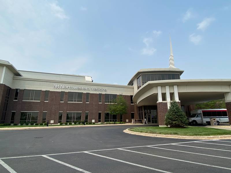 Northwestern Medicine Kishwaukee Hospital, 1 Kish Hospital Drive, DeKalb, shown here on May 19, 2023.