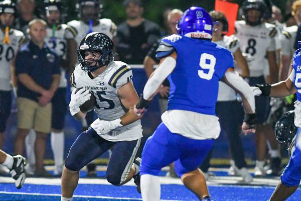 Next up in the family, IC Catholic Prep’s Foley Calcagno ready to leave his legacy