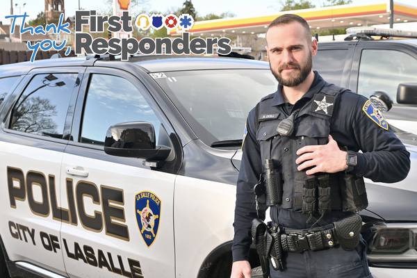 La Salle patrolman Alex Doll puts the community first