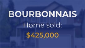 Single-family home sells in Bourbonnais for $425,000