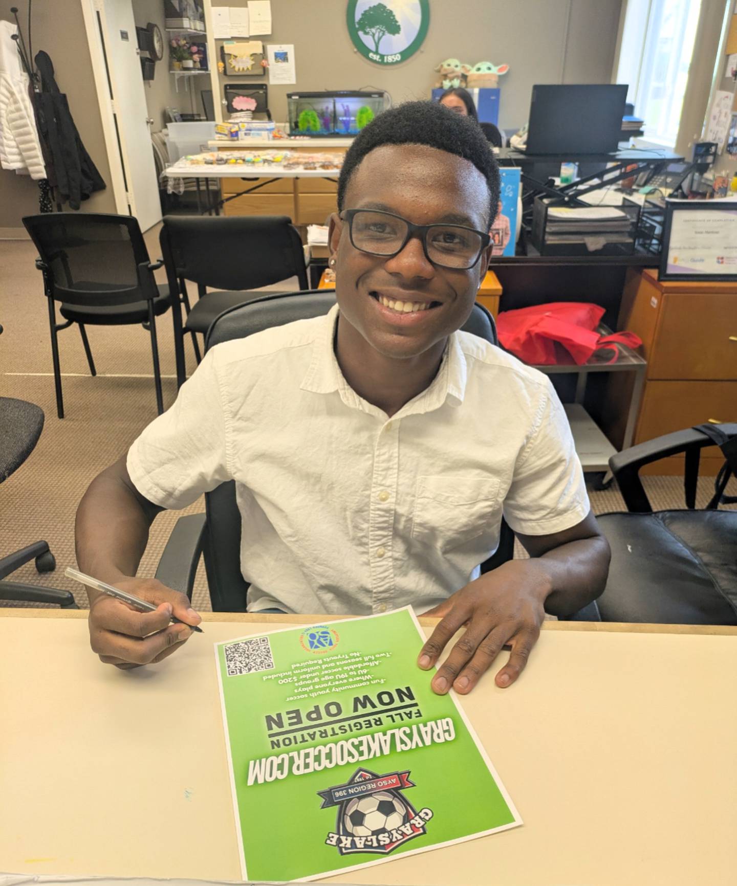 As a summer intern at Avon Township, Rashad Smith, 18, helped plan events, distribute resources and mentor young volunteers.