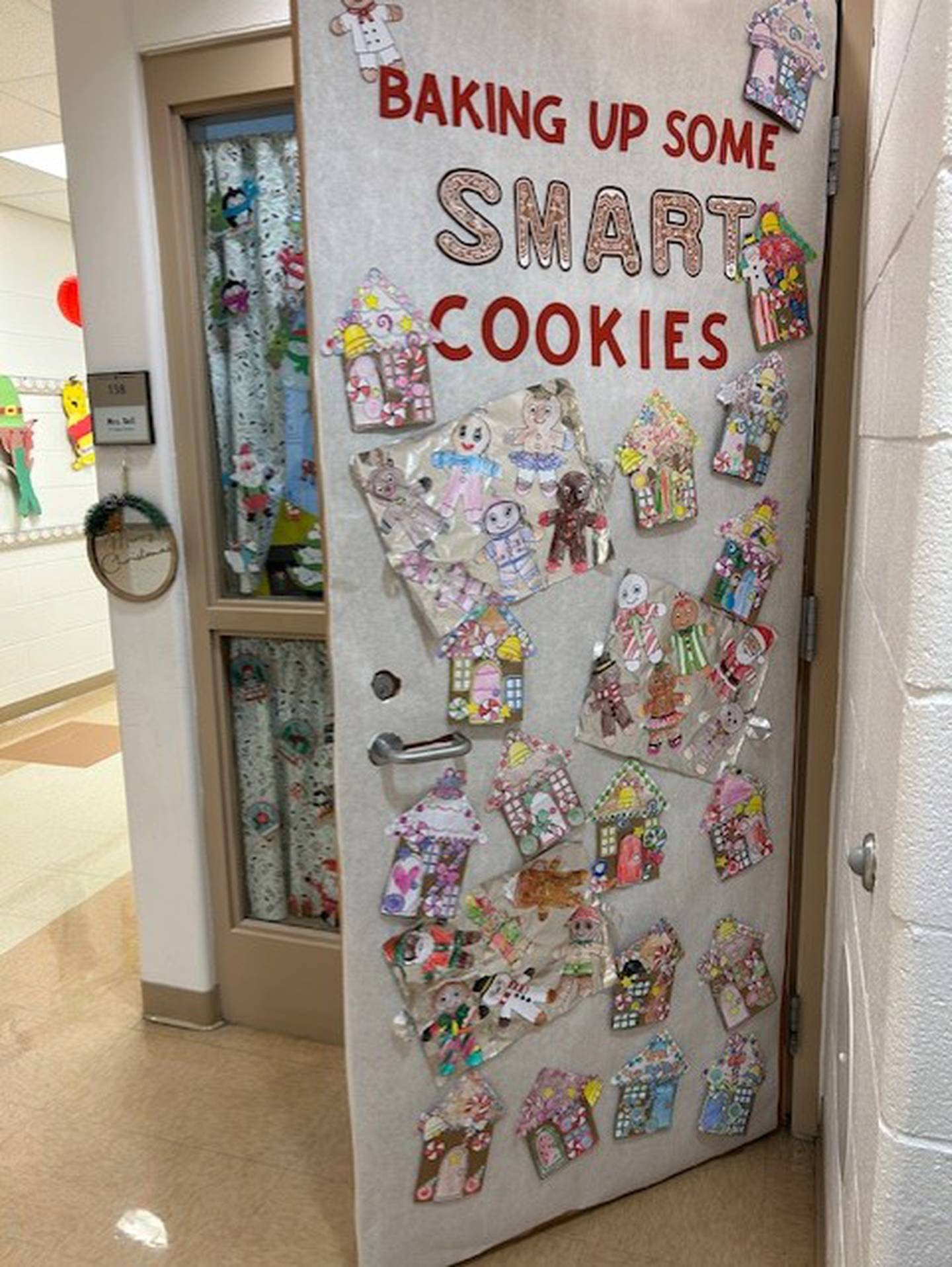 One of the creatively designed classroom doors at Putnam County Primary School in Granville.