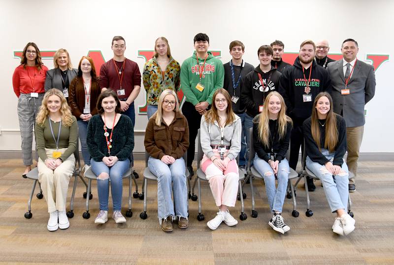 The La Salle-Peru High School Renaissance Students of the Month were recognized Wednesday, March 8, 2023, during a breakfast ceremony. Students recognized this month were Olivia Shetterly, Aidan Harmon, Samuel Dickey, Hannah Hubinsky, Kaia Johnson, Anna McLaughlin, Sarah Huetteman, Alex Anderson, Bo Weitl, Jacey Green, Abel Leyva, Andres Medina, Mezmerize Patton, Isabelle Andrews and Brock Terzick.