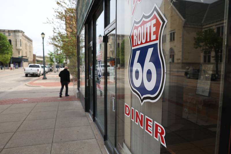 The Joliet Route 66 Diner on West Clinton Street in downtown Joliet on Thursday, April 18, 2024.