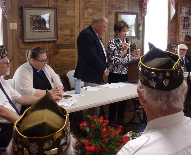Richard and Mary Ann Vangelisti recall the life of Sgt. Michael Vangelisti on Monday, May 29, 2023, as he was one of three Vietnam veterans honored during the ceremony for giving the ultimate sacrifice while serving.