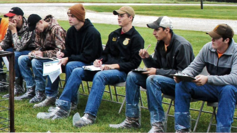 Starting in 2016, Streator FFA members engage in the Think OINK project at Brockman Farms.