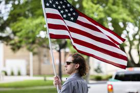 Protesters gather in Sterling for ‘Good Trouble Lives On’ rally