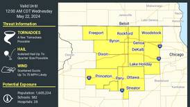 Tornado watch issued for northern Illinois Tuesday evening through midnight