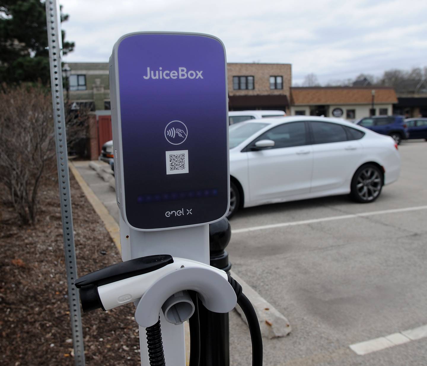 A new charging station was installed on April 8, 2022, in the downtown Crystal Lake Metra station parking lot near the gazebo in Depot Park. The charger was paid for with a grant from Environmental Defenders of McHenry County with the city paying $4,500 for the installation.
