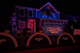 ‘Stranger Things’ light show on display at Cortland home through Halloween