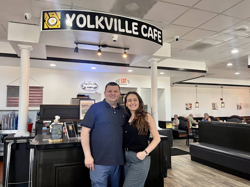 Owners Matt and Hannah Gocmen of Yolkville Cafe in Yorkville are proud to announce the launching of their new senior menu and their new catering menu for large events.