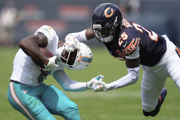How a family group chat helps Chicago Bears’ Nahshon Wright fight for his NFL life