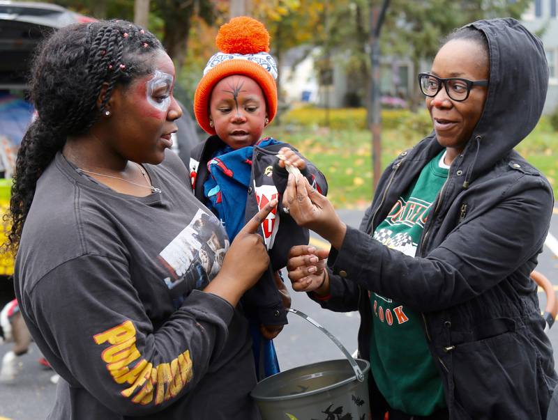 The Ward family participates in the 9th Annual Trunk or Treat at the Elburn Community Congregational Church on Sunday, Oct. 29, 2023 in Elburn.