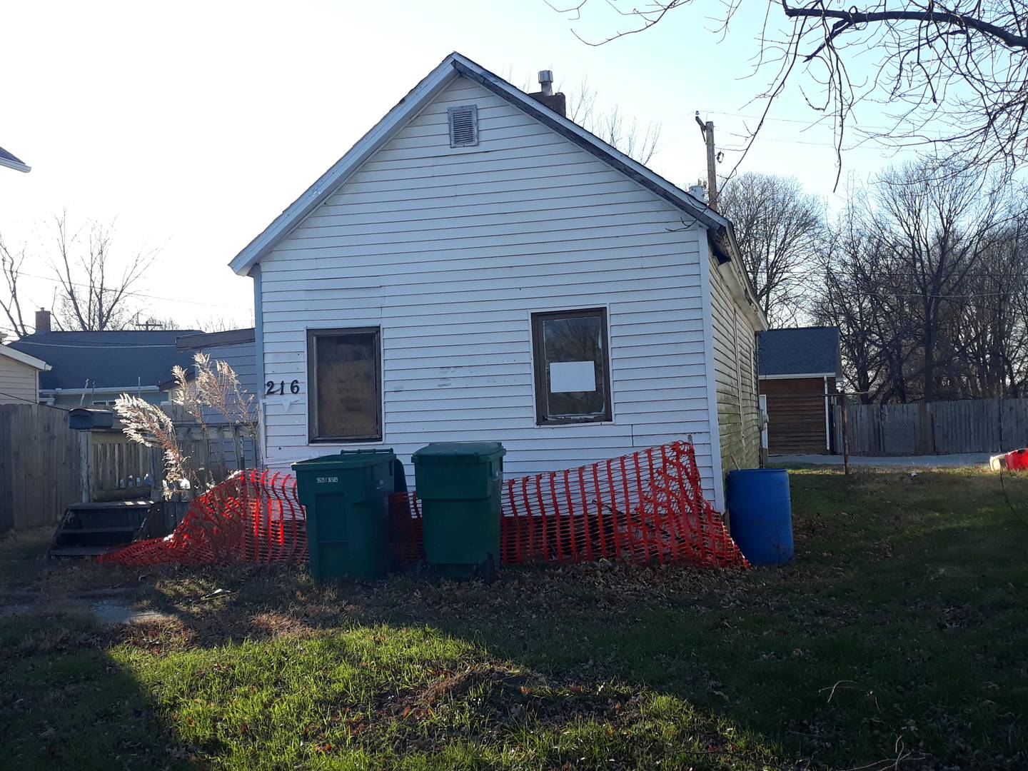 The abandoned house at 216 Sherman St. in Streator is slated for demolition.