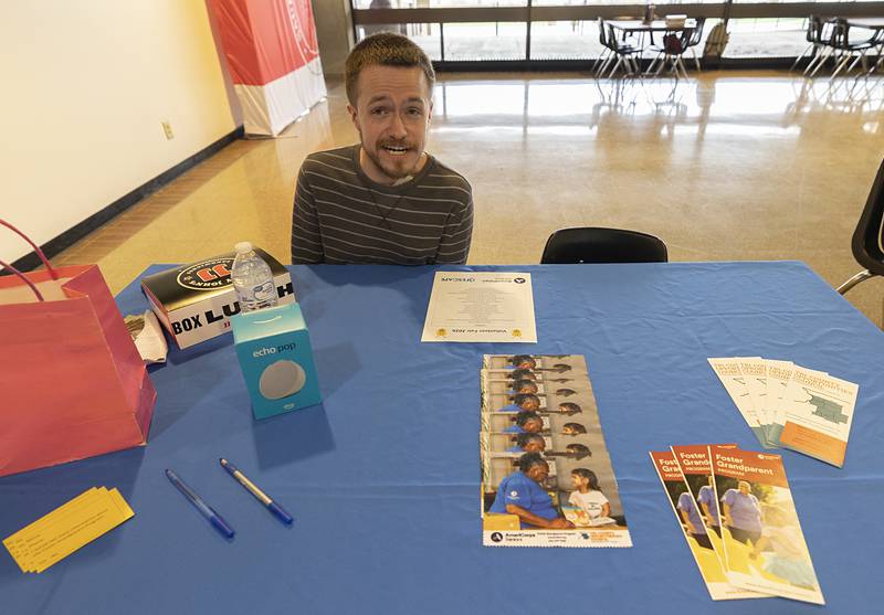 Jeffrey Newcomer, representative for AmeriCorps Seniors, talks about the Foster Grandparent program they offer Thursday, April 2, 2026.