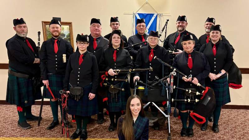 Blackhawk Pipe and Drums of the Quad Cities will perform in Fulton on March 11