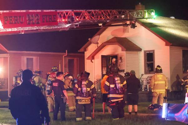 Photos: Firefighters respond to house fire in Spring Valley