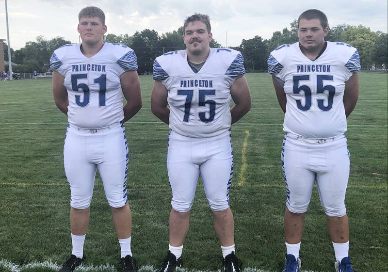 Tigers Bennett Williams (from left), Payne Miller and Jack May