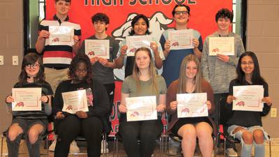 Streator High names students of the month for May 2022