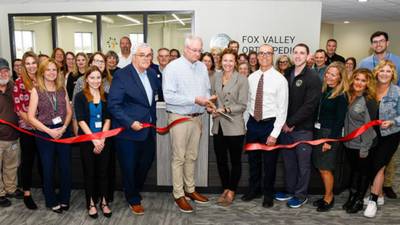 Yorkville Chamber welcomes Fox Valley Orthopedics