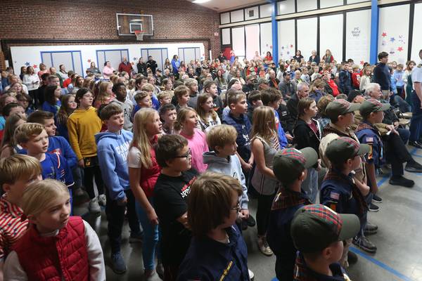 Photos: Lincoln School honors Veterans in Princeton