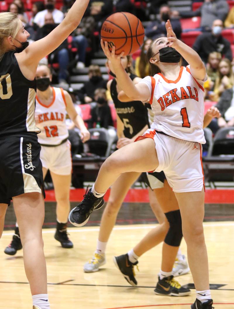 DeKalb Sycamore during the First National Challenge Friday, Jan. 28, 2022, at The Convocation Center on the campus of Northern Illinois University in DeKalb.