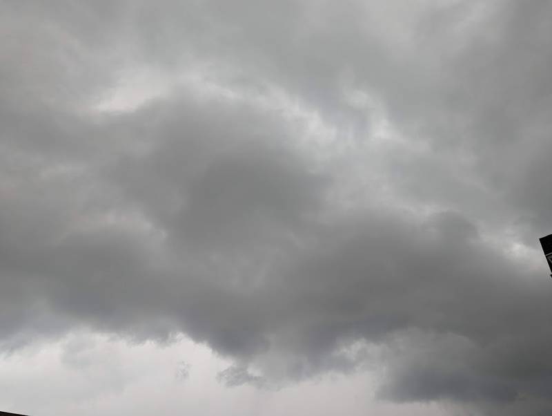 Storm clouds are seen on Joliet's West side near Shorewood at 2:30 p.m. Saturday, August 20, 2022.