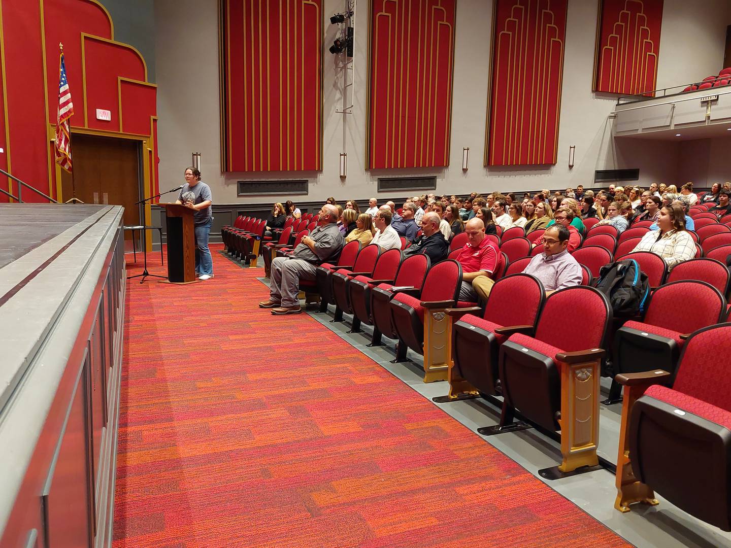 Six Streator High School students addressed the school board Tuesday, Sept. 19, 2023, with each of them supporting keeping the block schedule. The board voted 5-2 to get rid of it.