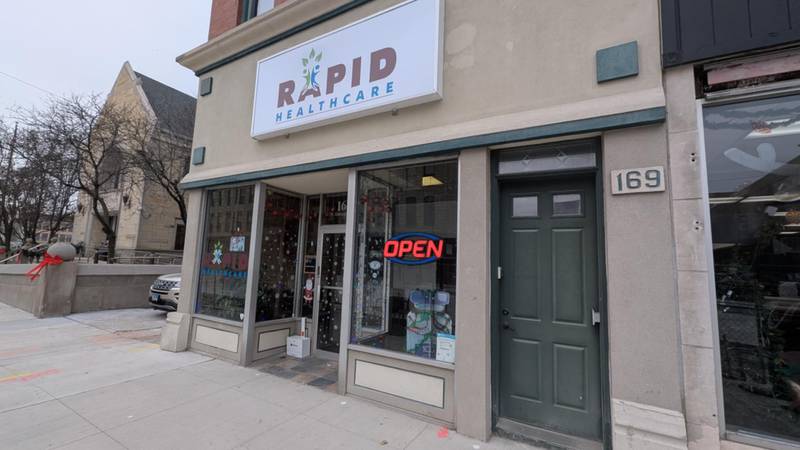 Rapid Healthcare is seen Thursday, Dec. 19, 2024  at 167 N Chicago St. in Joliet.
