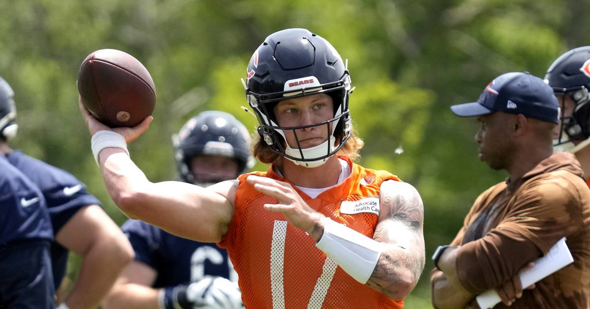 Chicago Bears backup QB Tyson Bagent was ‘grinding my absolute face off