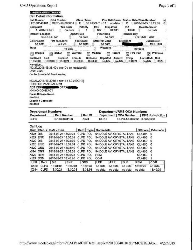 5 years of police reports from home of missing Crystal Lake boy