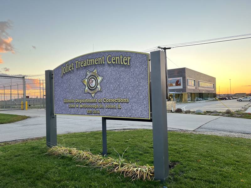 Sign for Joliet Treatment Center, 2848 W. McDonough St., Joliet