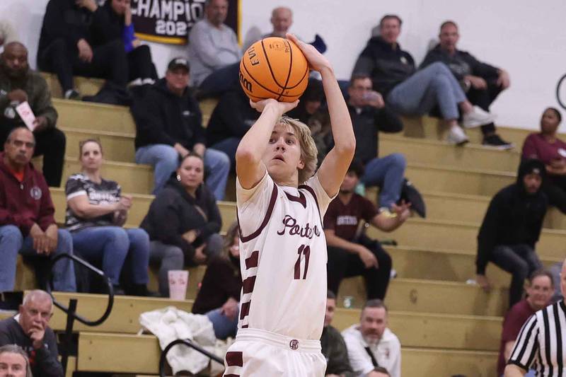 Lockport’s Nedas Vinckus against Lincoln-Way West on Friday, Dec. 6, 2024 in Lockport.