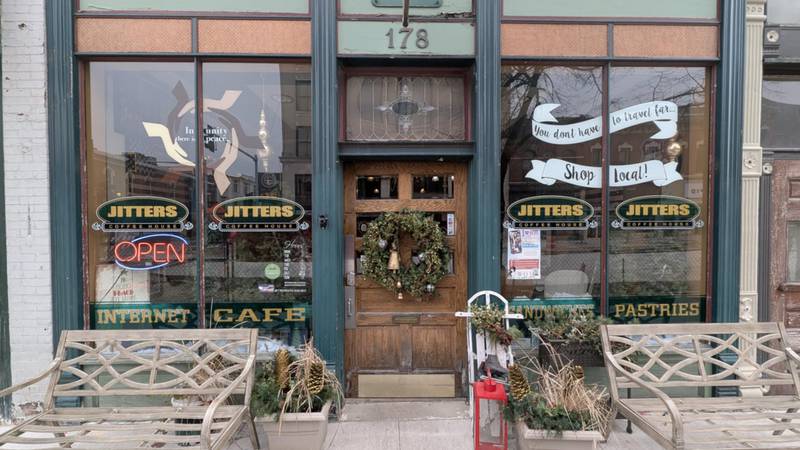Jitters Coffeehouse is seen on Thursday, Dec. 19, 2024 at 178 N Chicago St. in Joliet.